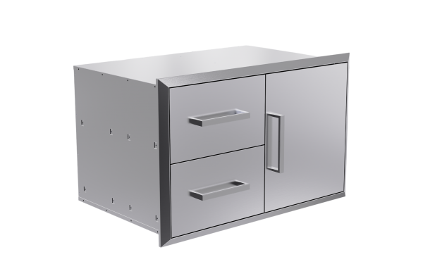 Bear Grill 34DDWRC | Double Drawer Combo